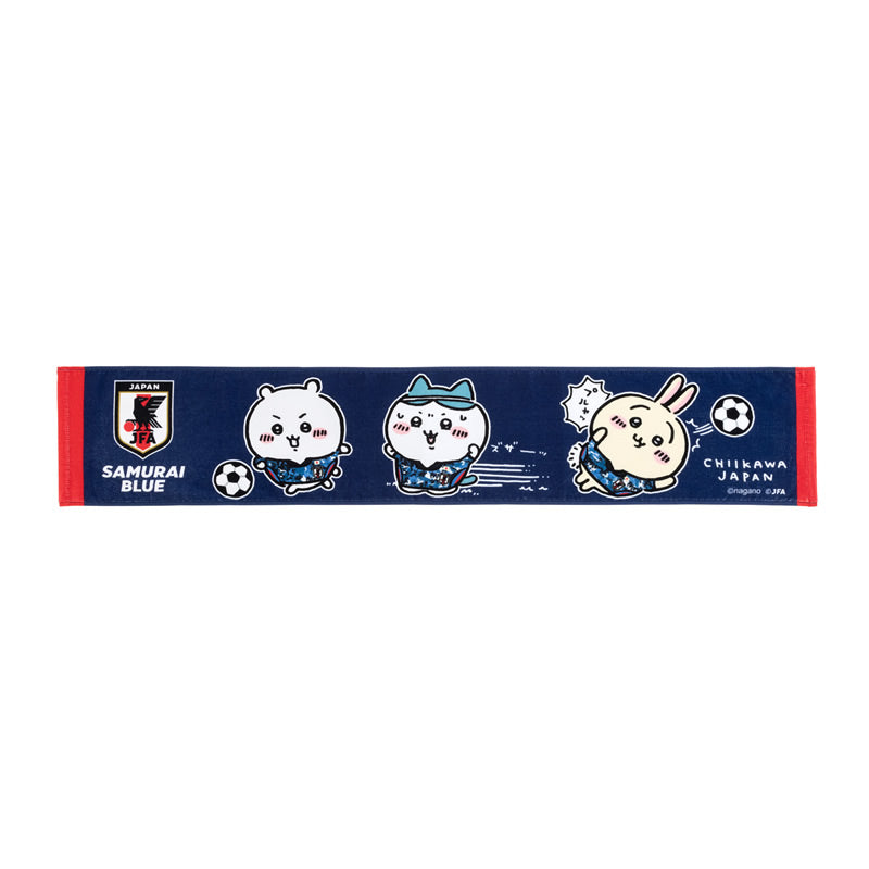 Chiikawa Muffler Towel Japan National Soccer Team Version