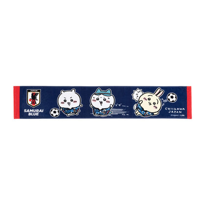 Chiikawa Muffler Towel Japan National Soccer Team Version