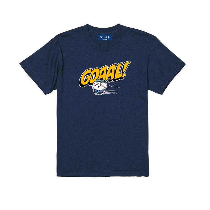 ちいかわのTシャツ(ゴール) サッカー日本代表ver.