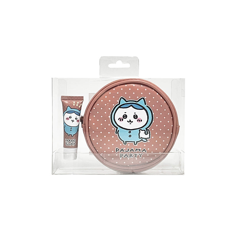 Chiikawa Hand Soap & Pouch Set (Hachiware)