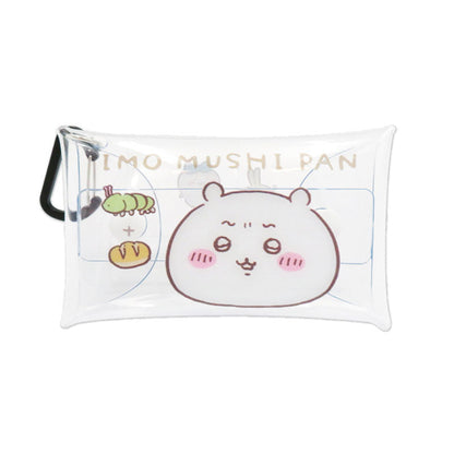 吉伊卡哇 透明多功能收納袋S（毛毛蟲麵包）