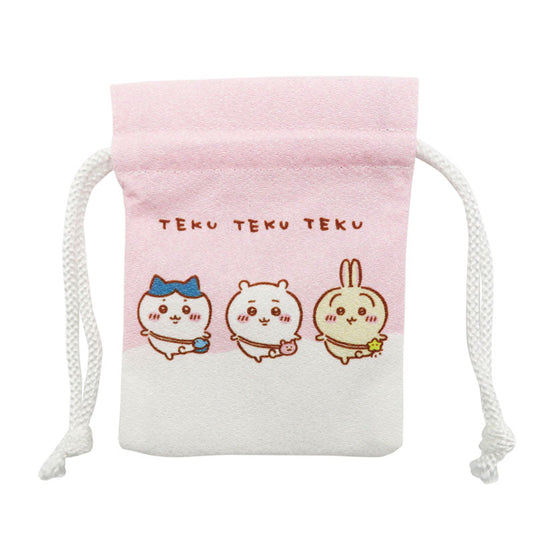 ちいかわ 豆巾着（てくてく）