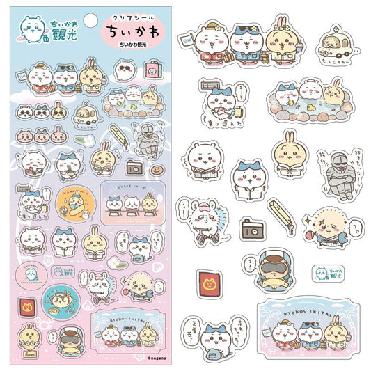 吉伊卡哇 透明貼紙 吉伊卡哇觀光