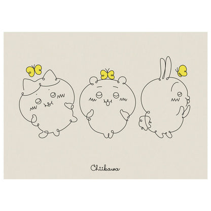 Chiikawa Fabric Poster L Cheeks