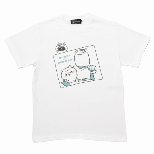 Chiikawa T-Shirt Muchauman Photo White