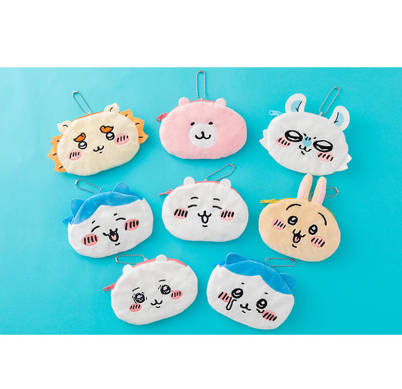 きゃらポシリーズ ちいかわ トレーディングおかおポーチ（まいにちなかよし編）（全8種）