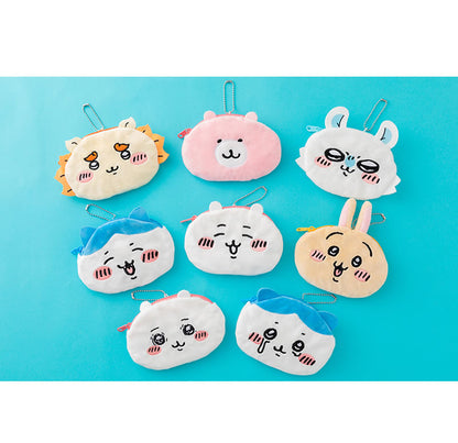 きゃらポシリーズ ちいかわ トレーディングおかおポーチ（まいにちなかよし編）（全8種）