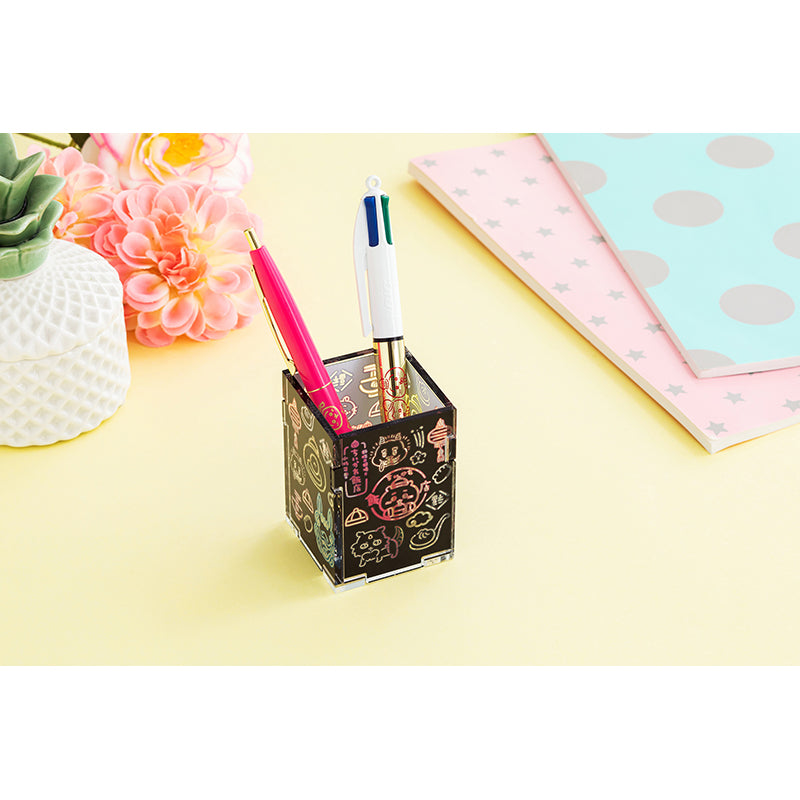 Chiikawa Chinese Diner Acrylic Assemble Pen Stand (Neon)
