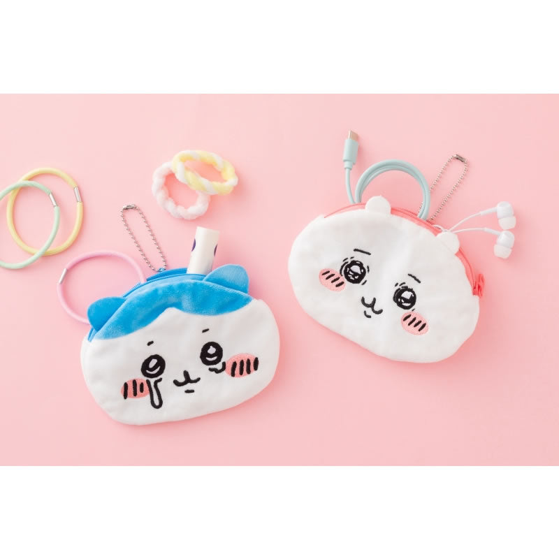 きゃらポシリーズ ちいかわ トレーディングおかおポーチ（まいにちなかよし編）（全8種）