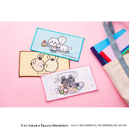 吉伊卡哇×三麗鷗角色 3片組手巾（集合）