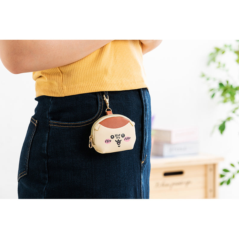 ちいかわ シェル型おかおミニポーチ（くりまんじゅう）