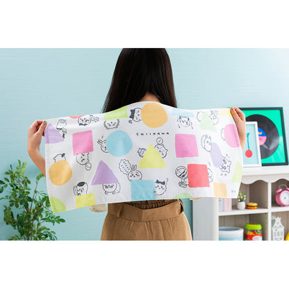 Chiikawa Peek-a-boo Face Towel