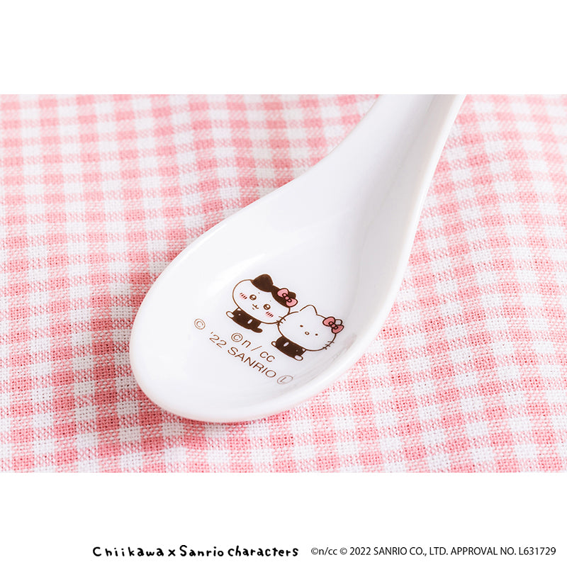 吉伊卡哇×三麗鷗角色 拉麵碗＆湯匙組