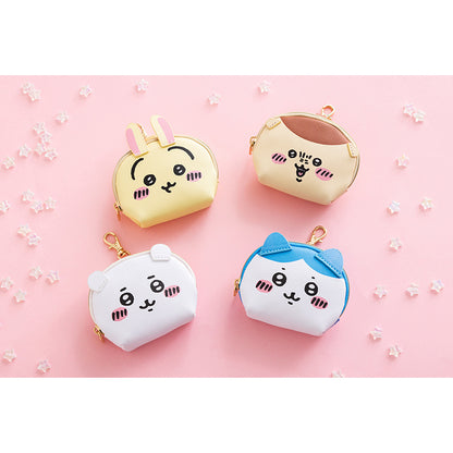 Chiikawa Shell-shaped Face Mini Pouch (Hachiware)