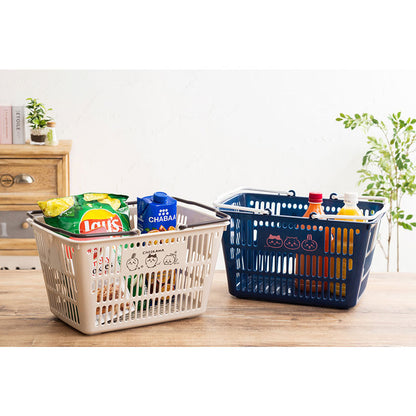Chiikawa Convenient for Storage! Shopping Basket (Navy)