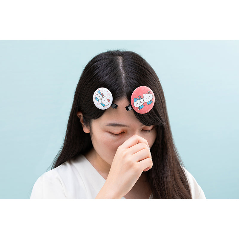 Chiikawa × Sanrio Characters Can-can Bangs Clip (Hachiware & Hello Kitty)