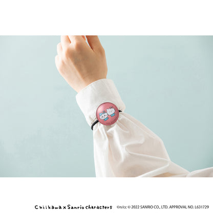 Chiikawa × Sanrio Characters Glass Hair Tie (Hachiware & Hello Kitty)