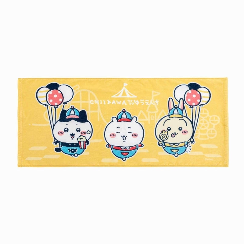 Chiikawa Exciting Amusement Park Face Towel (Exciting Amusement Park)