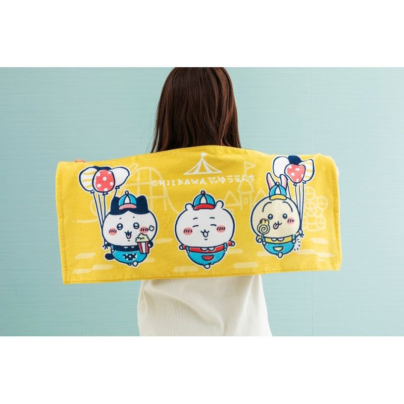 Chiikawa Exciting Amusement Park Face Towel (Exciting Amusement Park)