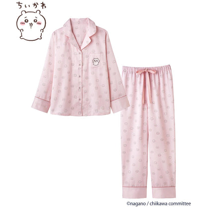 ちいかわ 裏起毛サテンシャツパジャマ