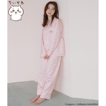 ちいかわ 裏起毛サテンシャツパジャマ