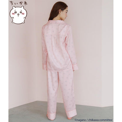 ちいかわ 裏起毛サテンシャツパジャマ