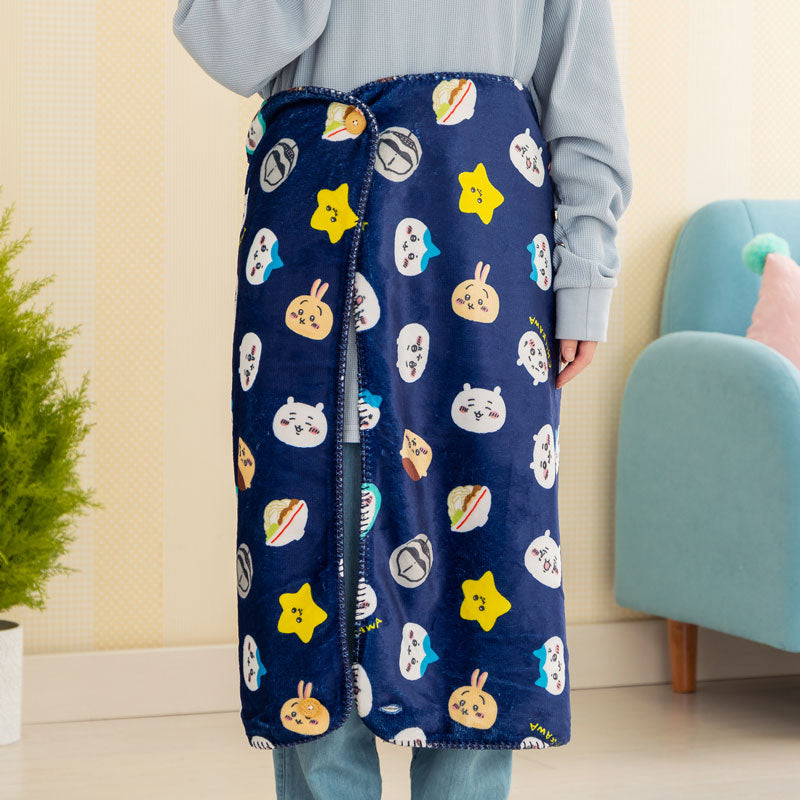 치이카와 따뜻한 3WAY 블랭킷 (네이비)