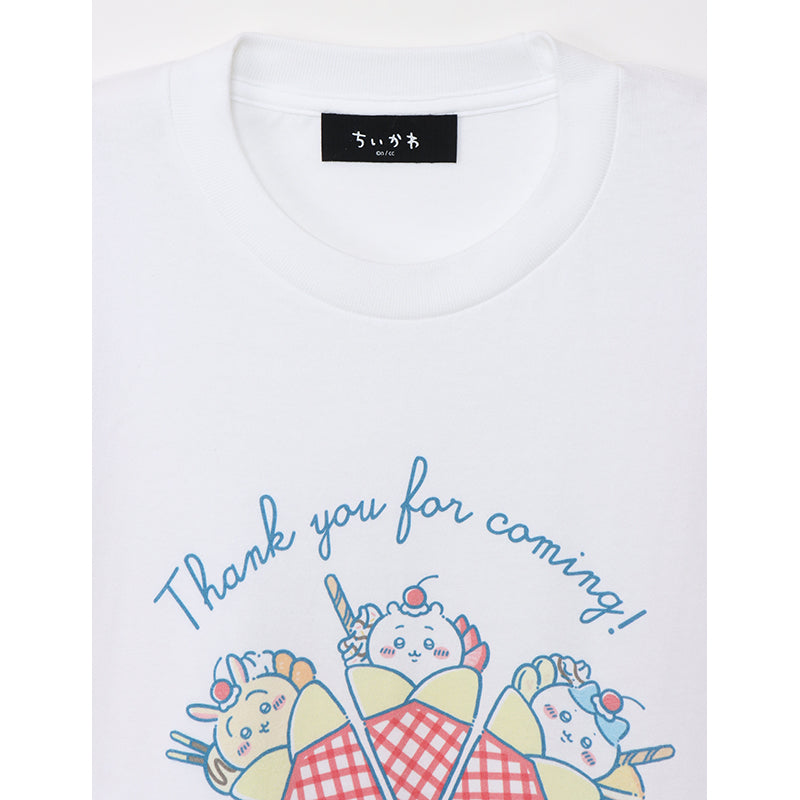Chiikawa × Marions Crepe Big T-shirt Crepe White