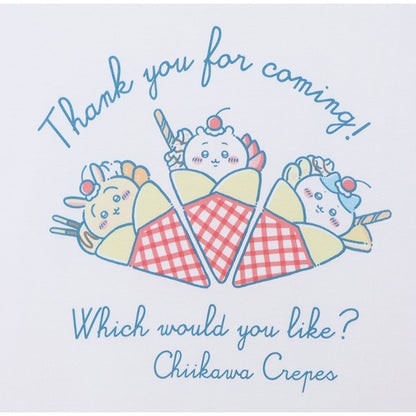 Chiikawa × Marions Crepe Big T-shirt Crepe White