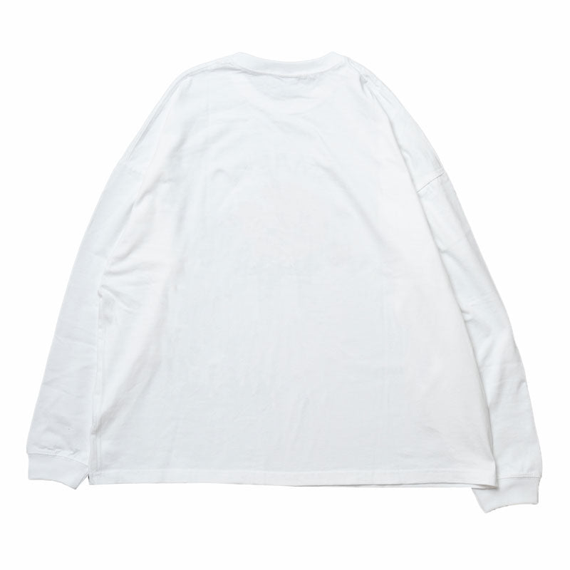 ちいかわ観光 ビックシルエットL/S Tシャツ スマッシュ(ホワイト)