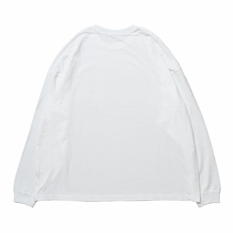 ちいかわ観光 ビックシルエットL/S Tシャツ 部屋で過ごす(ホワイト)