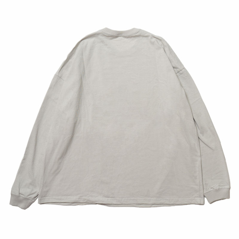 吉伊卡哇觀光 寬版長袖T恤 兔子滑雪板款（灰色）