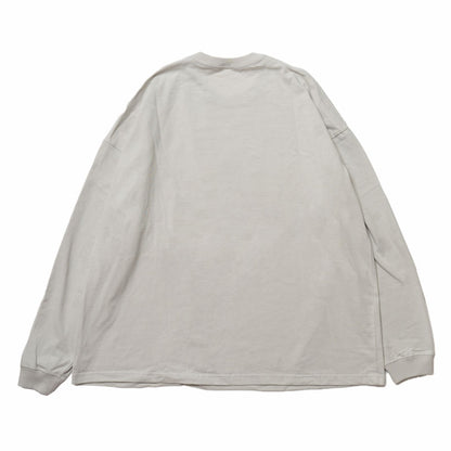 吉伊卡哇觀光 寬版長袖T恤 兔子滑雪板款（灰色）