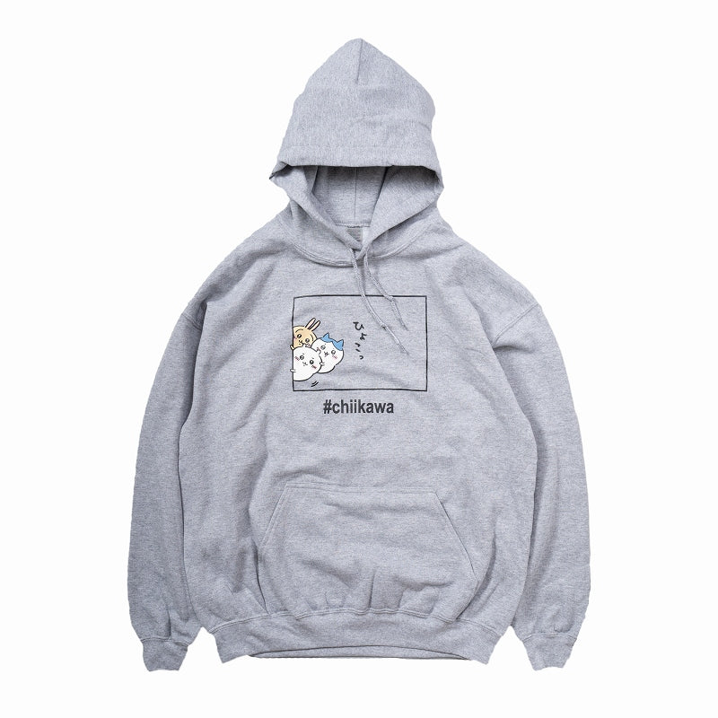 치이카와 빼꼼 P/O 후디 멋 그레이