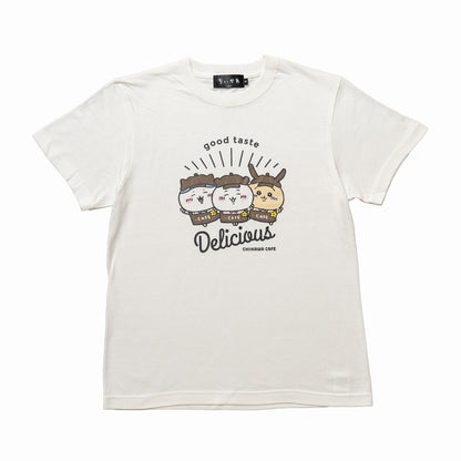 Chiikawa Cafe T-Shirt Delicious Off White