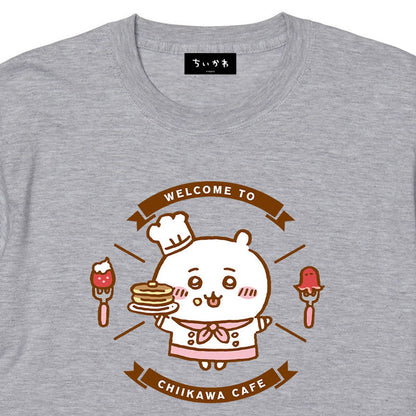 ちいかわ Cafe Tシャツ ウェルカム アッシュ【１会計 各サイズ２点まで】