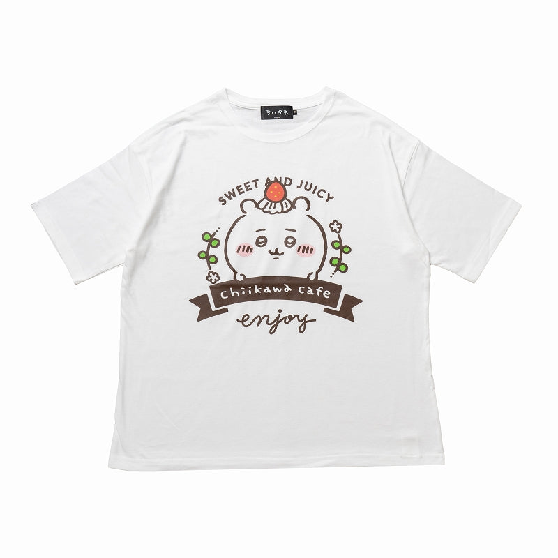 ちいかわ Cafe ビックTシャツ スイーツ ホワイト【１会計 各サイズ２点まで】