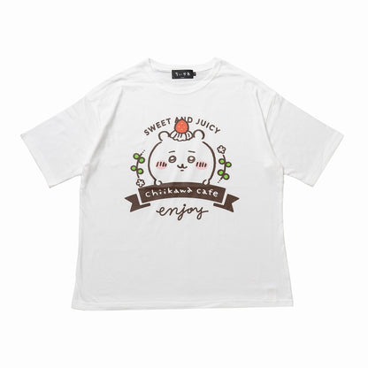 ちいかわ Cafe ビックTシャツ スイーツ ホワイト【１会計 各サイズ２点まで】