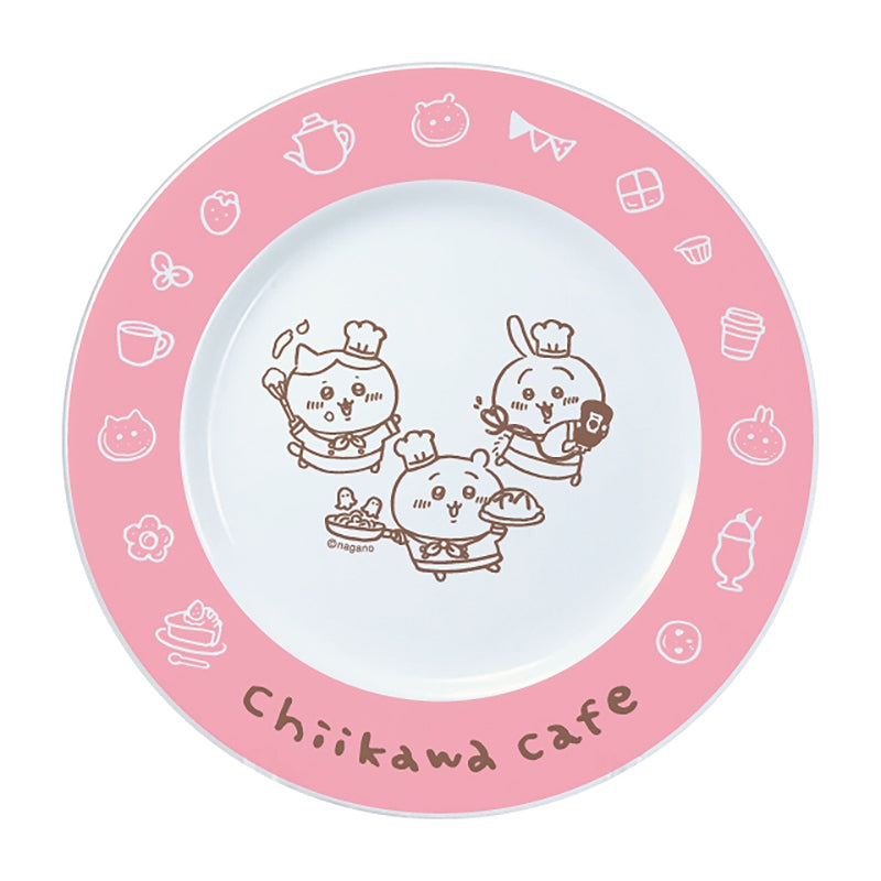 ちいかわカフェ リム付き皿【１会計 ２個まで】