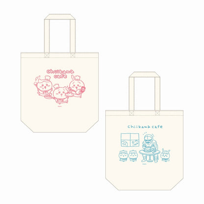 Chiikawa Cafe Cotton Tote (A) Pink