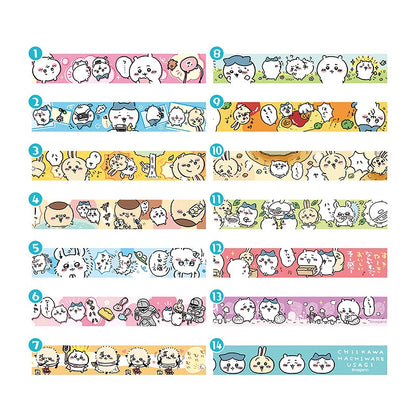 Chiikawa Masking Tape Collection② 1 Box, 14 Pieces
