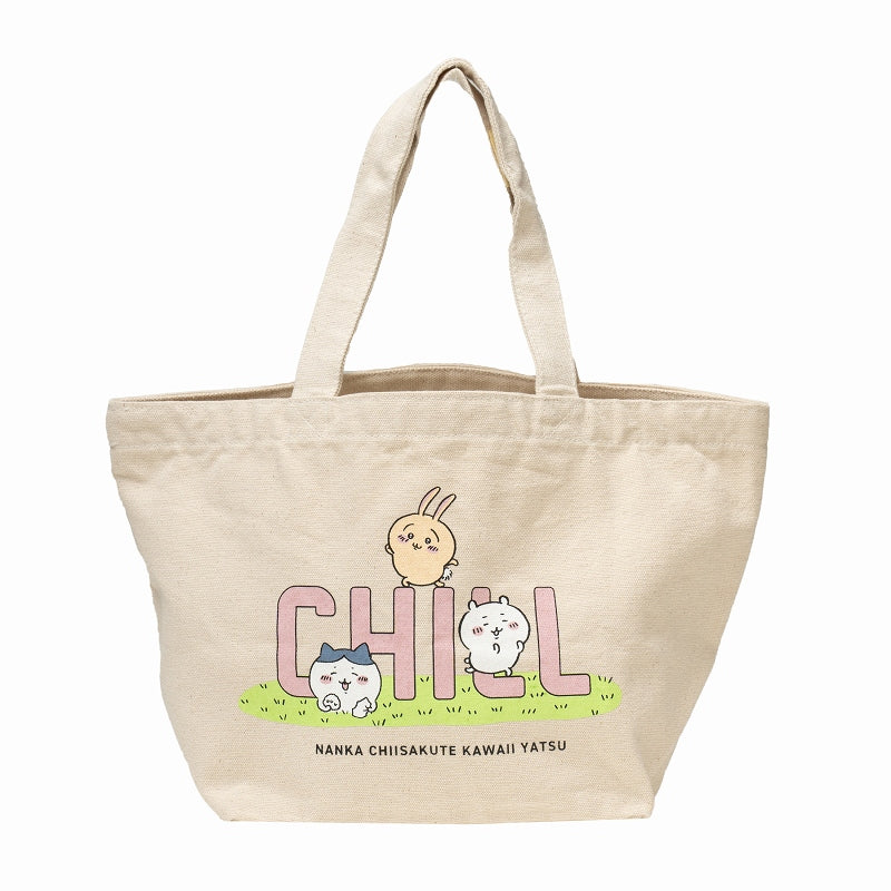Chiikawa Lunch Tote Bag CHILL (Natural)