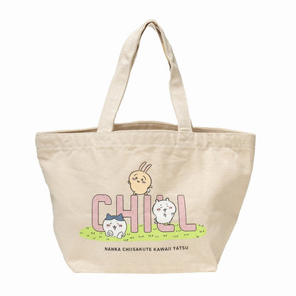 Chiikawa Lunch Tote Bag CHILL (Natural)