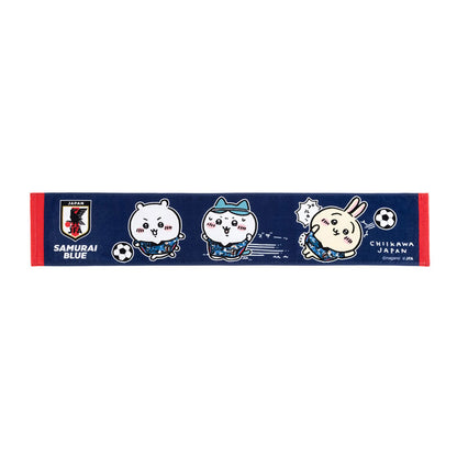 Chiikawa Muffler Towel Japan National Soccer Team Version