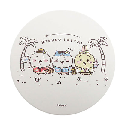 Chiikawa Absorbent Coaster (Want to Travel)