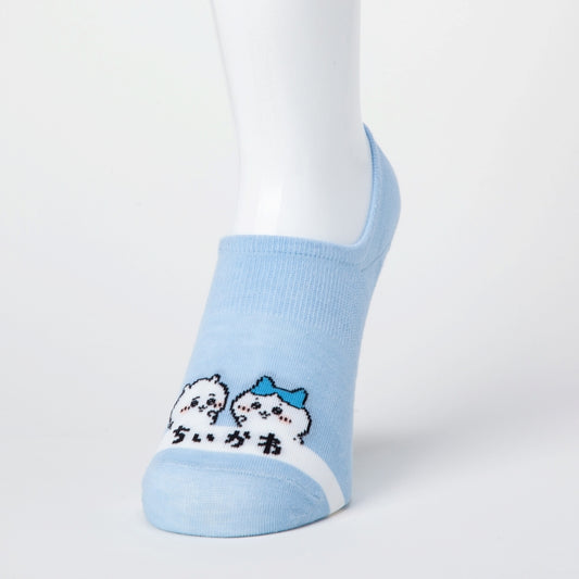 Chiikawa Cocopita Sneaker Length Socks (2 People Plain Pattern)