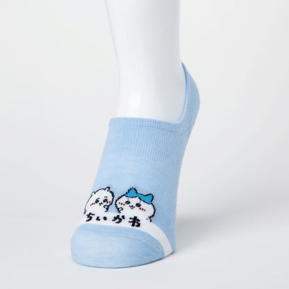 Chiikawa Cocopita Sneaker Length Socks (2 People Plain Pattern)