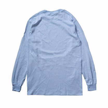 Chiikawa FACE L/S T-Shirt Light Blue