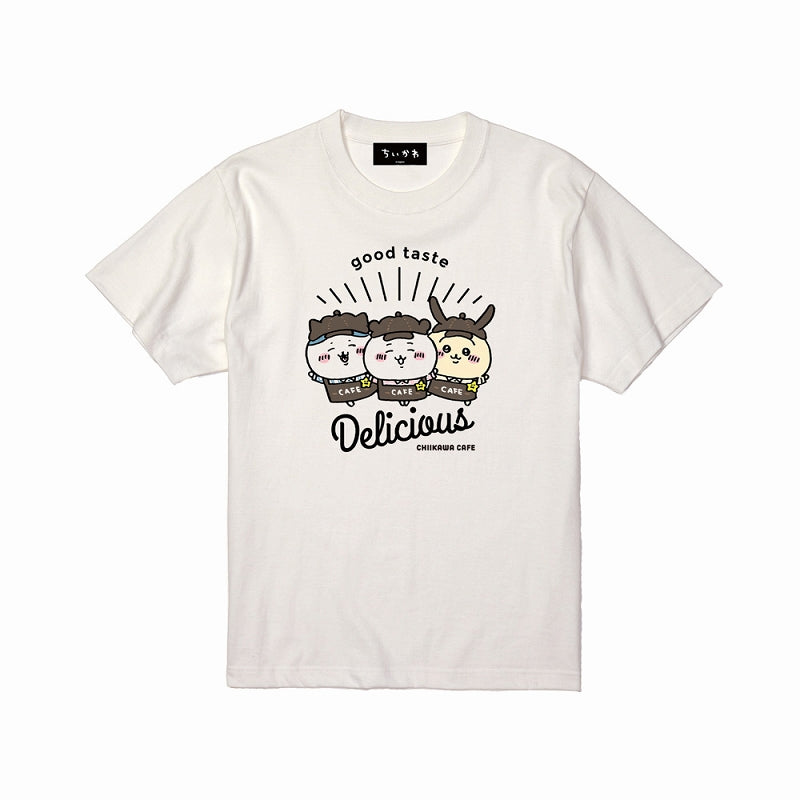 Chiikawa Cafe T-Shirt Delicious Off White
