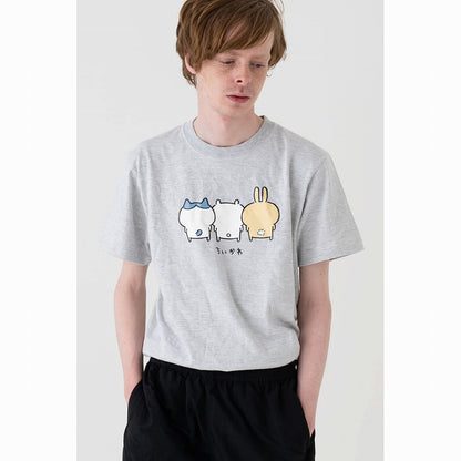 Chiikawa Back Style T-Shirt (Ash)